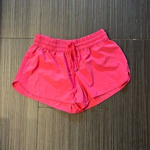 TNA hot pink athletic shorts